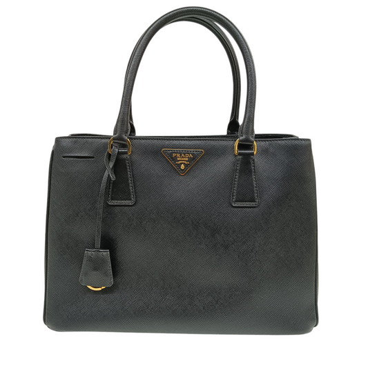 PRADA 2Way Bag SAFFIANO BN1874 Black Hook Damage 31/173 Rank(B)