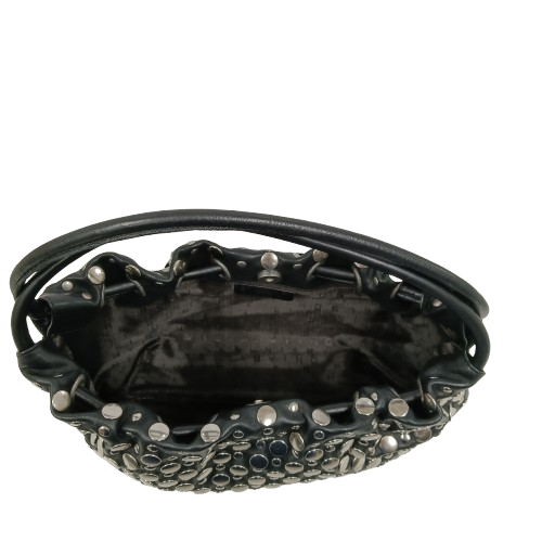 SONIA RYKIEL Handbag 02-27-66183 Gray/Black