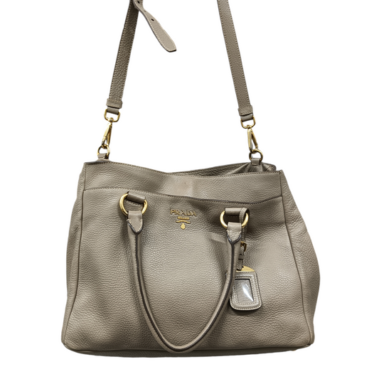 PRADA 2WAY BAG BEIGE