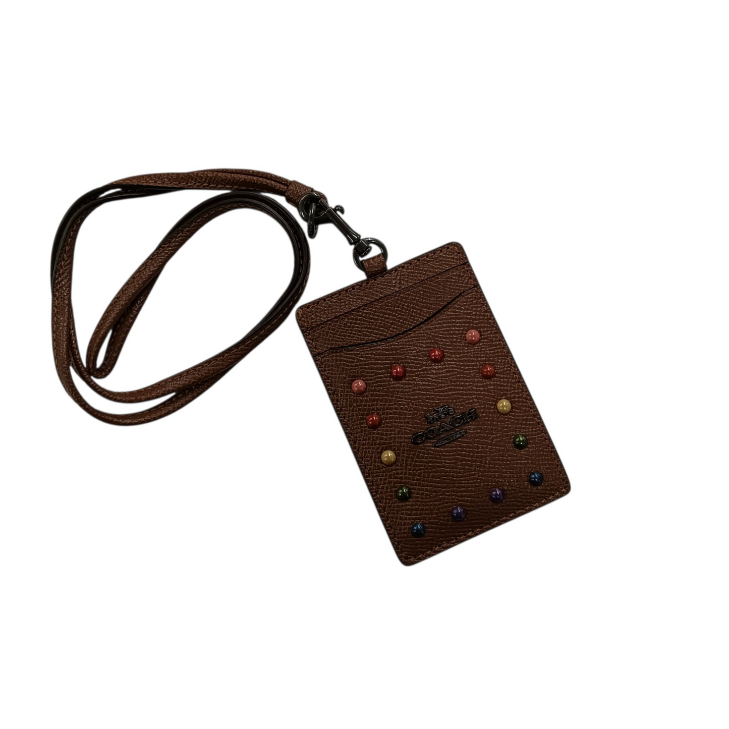 COACH Card Case Brown F31997