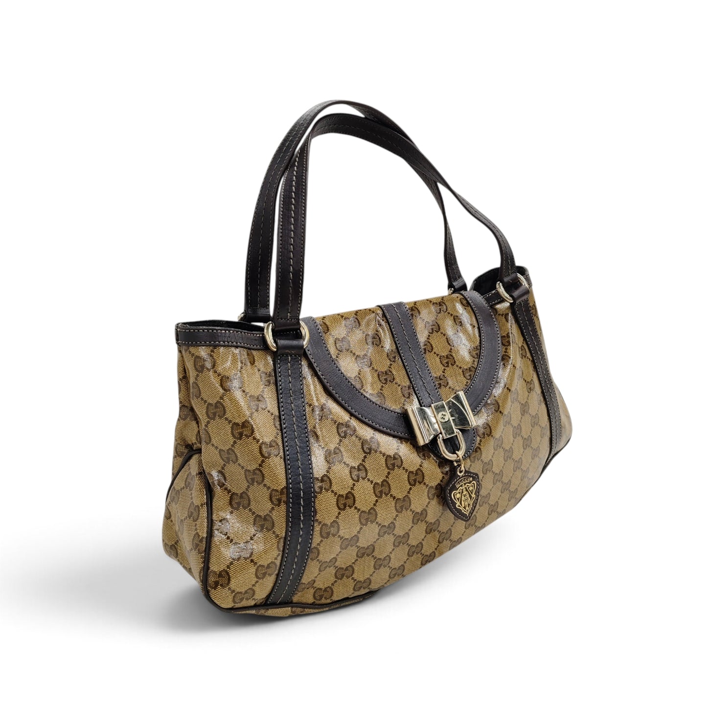 GUCCI Tote Bag 181476 Brown Rank B