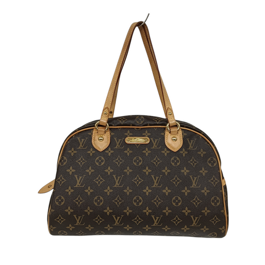 LOUIS VUITTON Handbag Monogram M95566 Rank B Brown MI1038