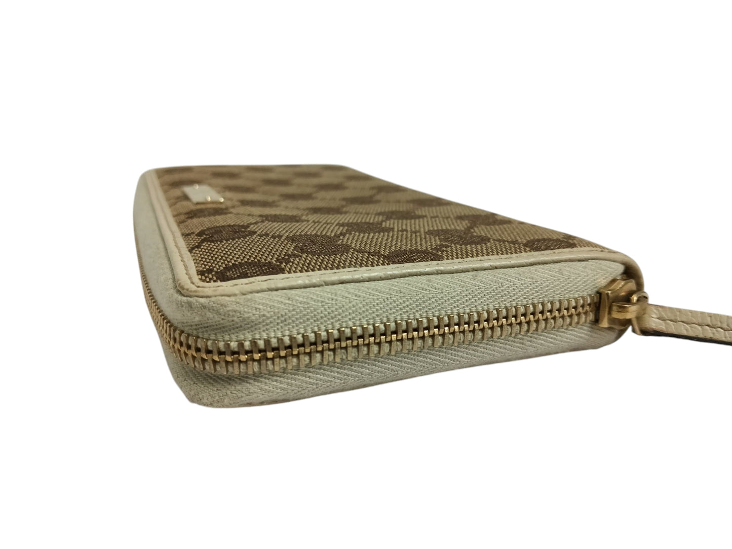 GUCCI Long Wallet 112724 Beige/White 2778