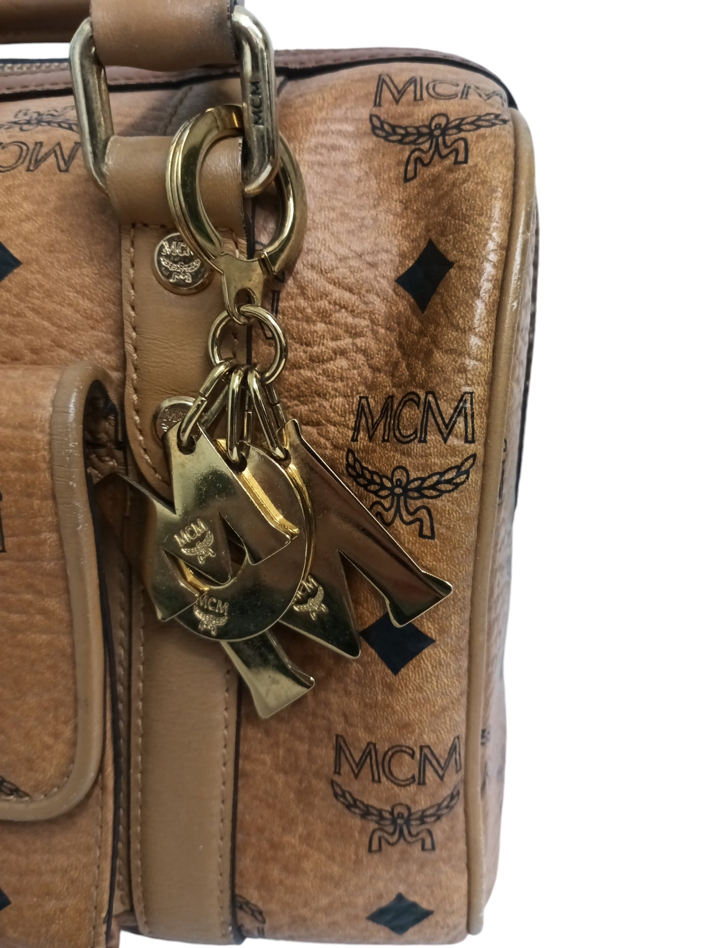 MCM HANDBAG BROWN MWBOAVI51C001 RANK(B)