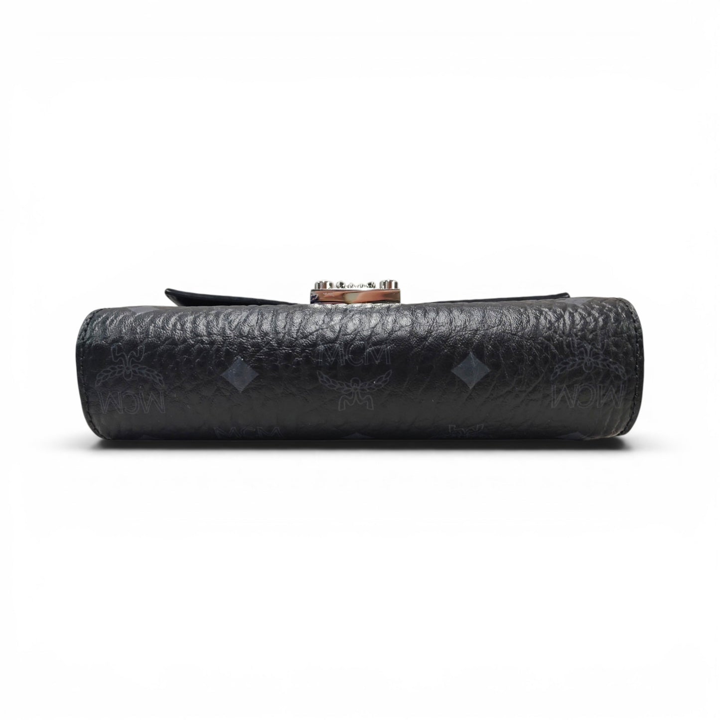 MCM Shoulder Bag MYZ9SME04BK001 Black Rank(A)