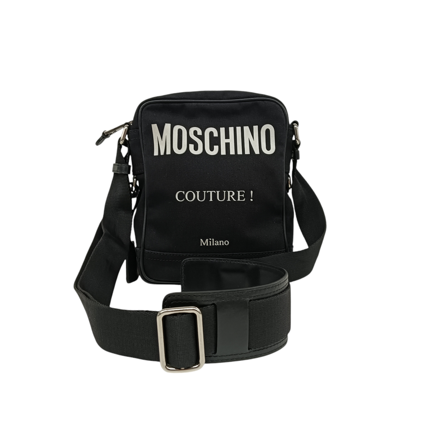MOSCHINO Shoulder Bag Rank (B) Black