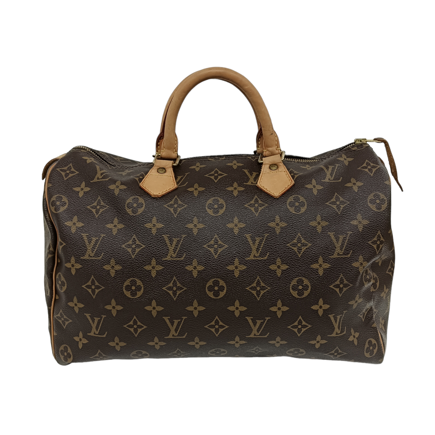 LOUIS VUITTON Handbag Monogram M41524 Brown Stain AA1058 Speedy 35