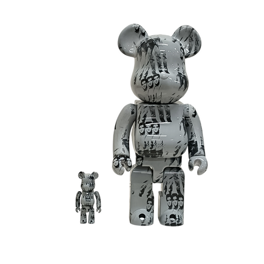 BEARBRICK Andy Warhol, Triple Elvis,1963 400% & 100%