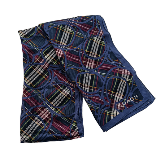 COACH SCARF NAVY