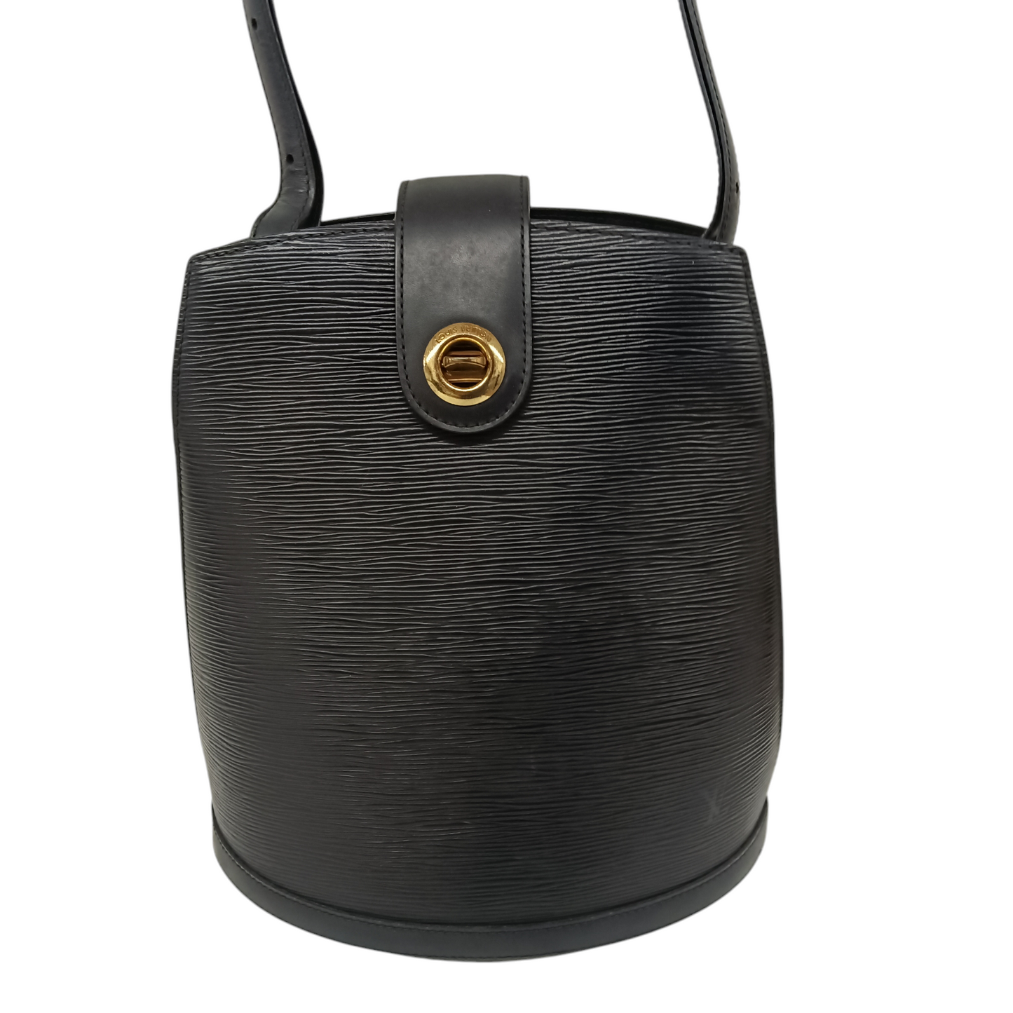 LOUIS VUITTON Shoulder Bag Epi M52252 Rank (C) Black Inside Damage VI1905