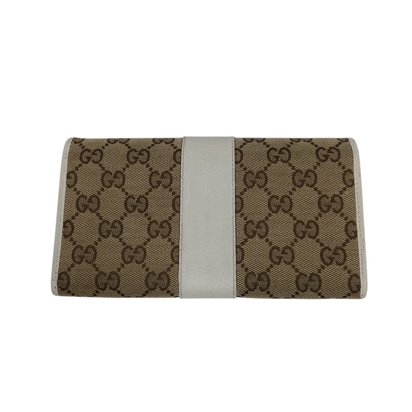 GUCCI Wallet 233028 Brow/White