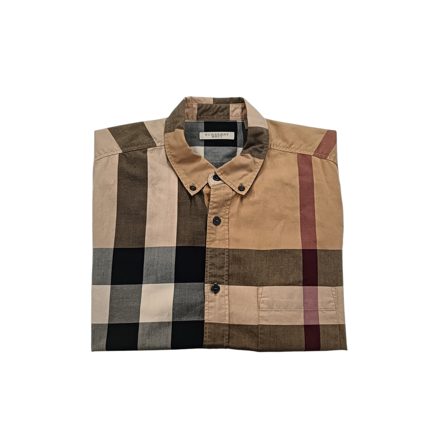 BURBERRY BRIT Shirt Size L Men Brown THTHAGAR129SAM