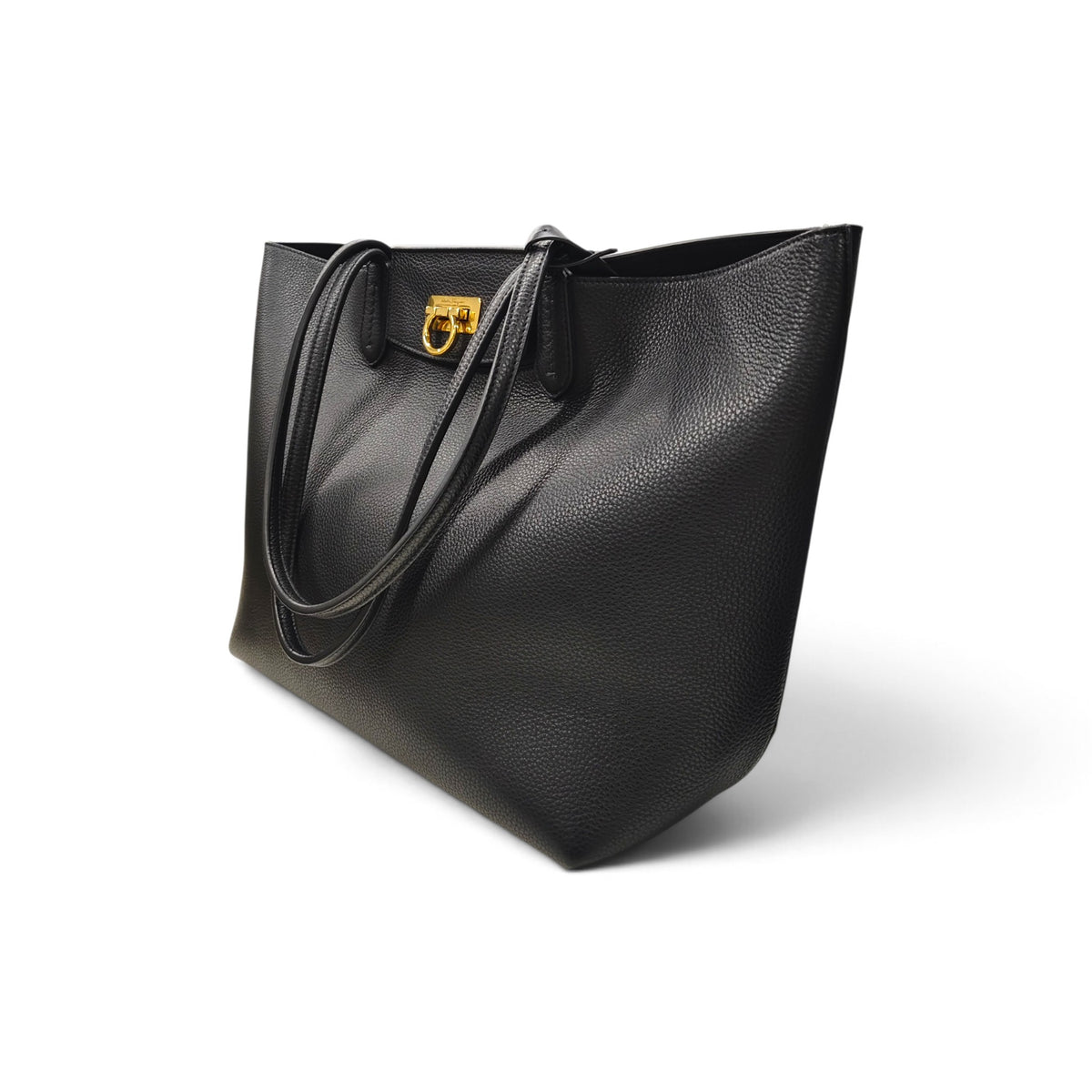 Salvatore Ferragamo Tote Bag AU-21/1376 Black Rank B