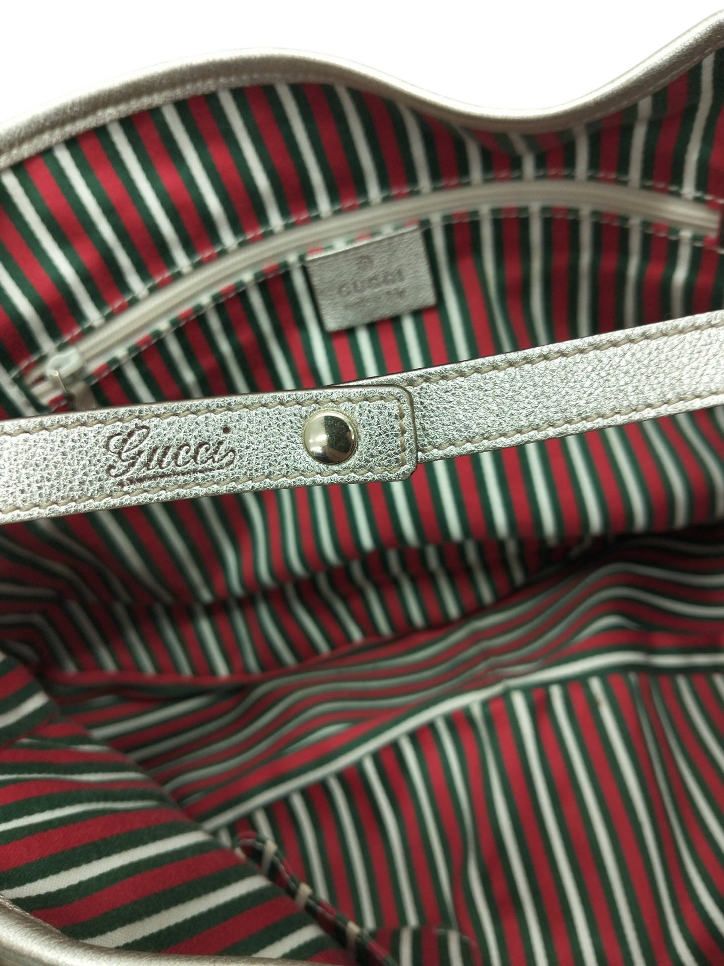 GUCCI TOTE BAG 130736 BEIGE RANK (B) STAIN 002122