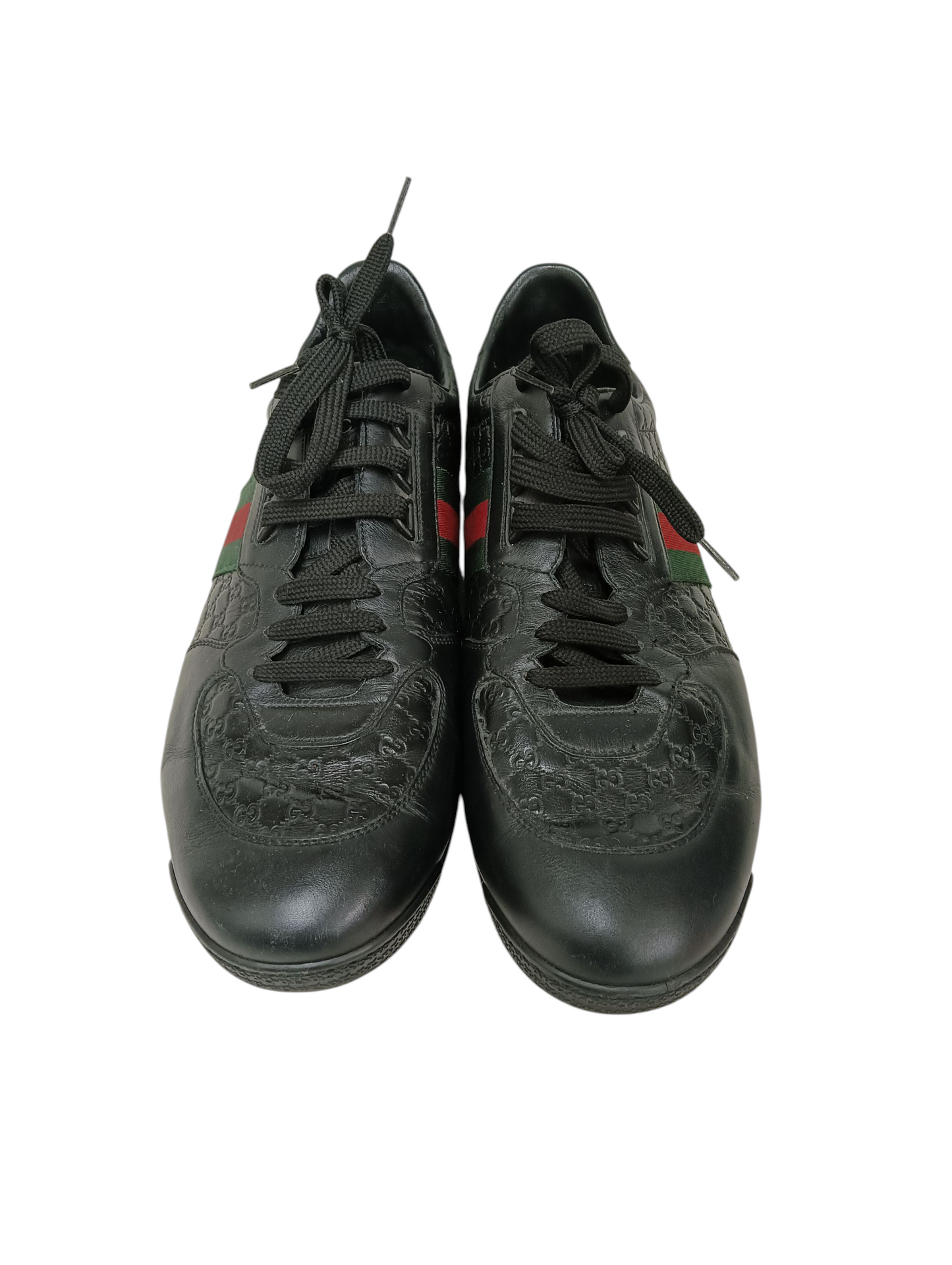 GUCCI Sneaker Size 11 Mens Black 233334 Scratch