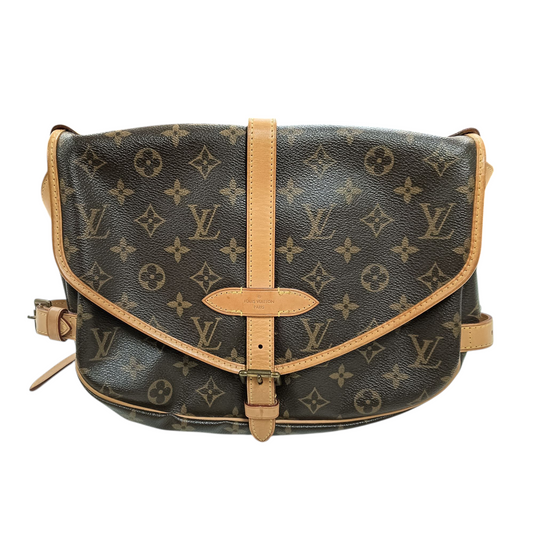 LOUIS VUITTON Shoulder Pouch Monogram M42250 MB2153 Brown