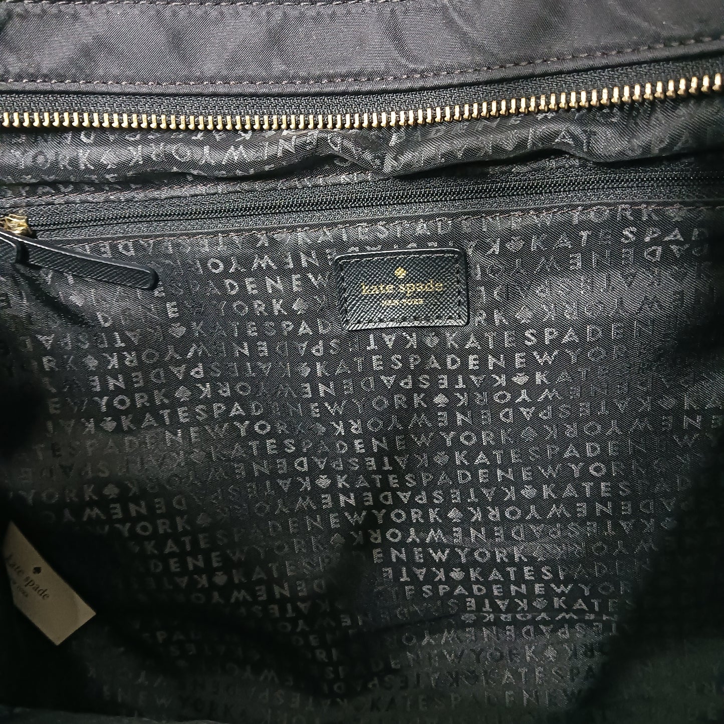 Kate Spade Tote Bag WKRU4063 Black **Damage