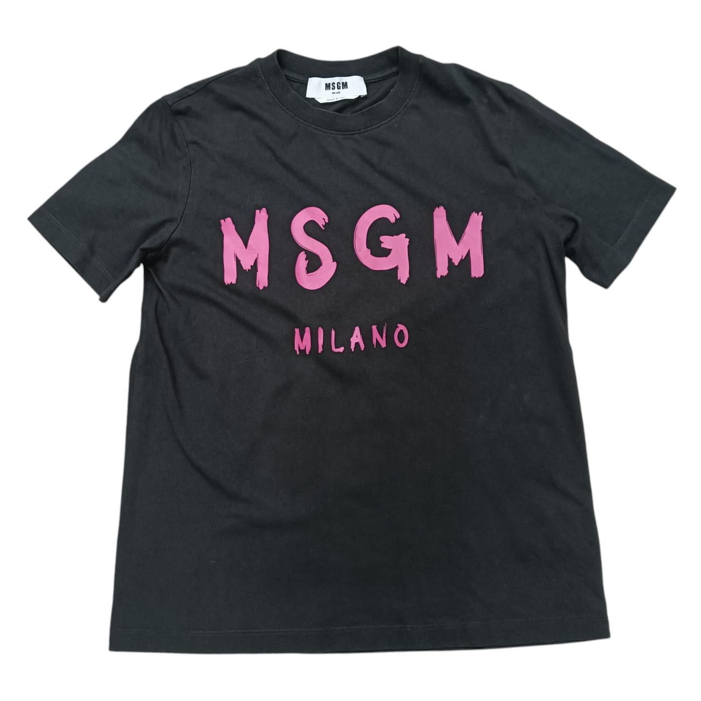 MSGM T-SHIRT LADY'S SIZE M BLACK 3341MDM510