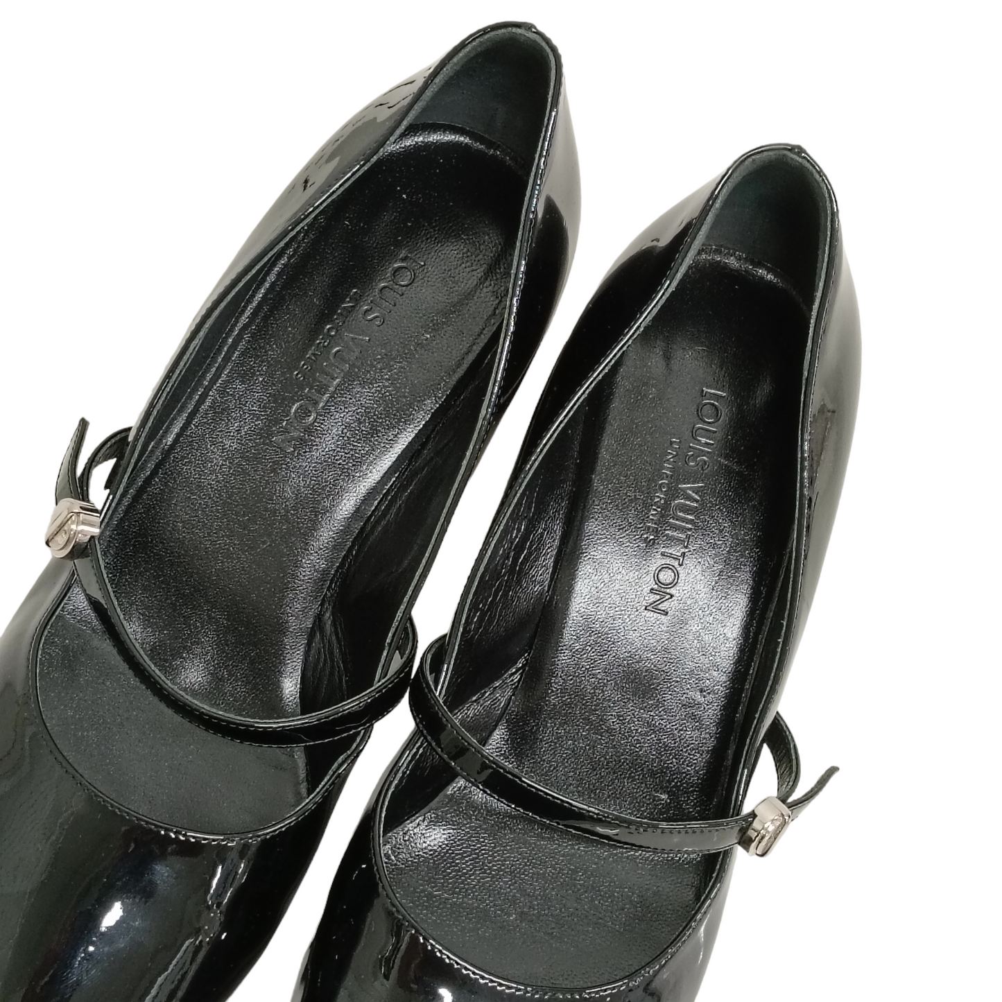 LOUIS VUITTON Pumps SIZE 36 Lady's Black SC1119