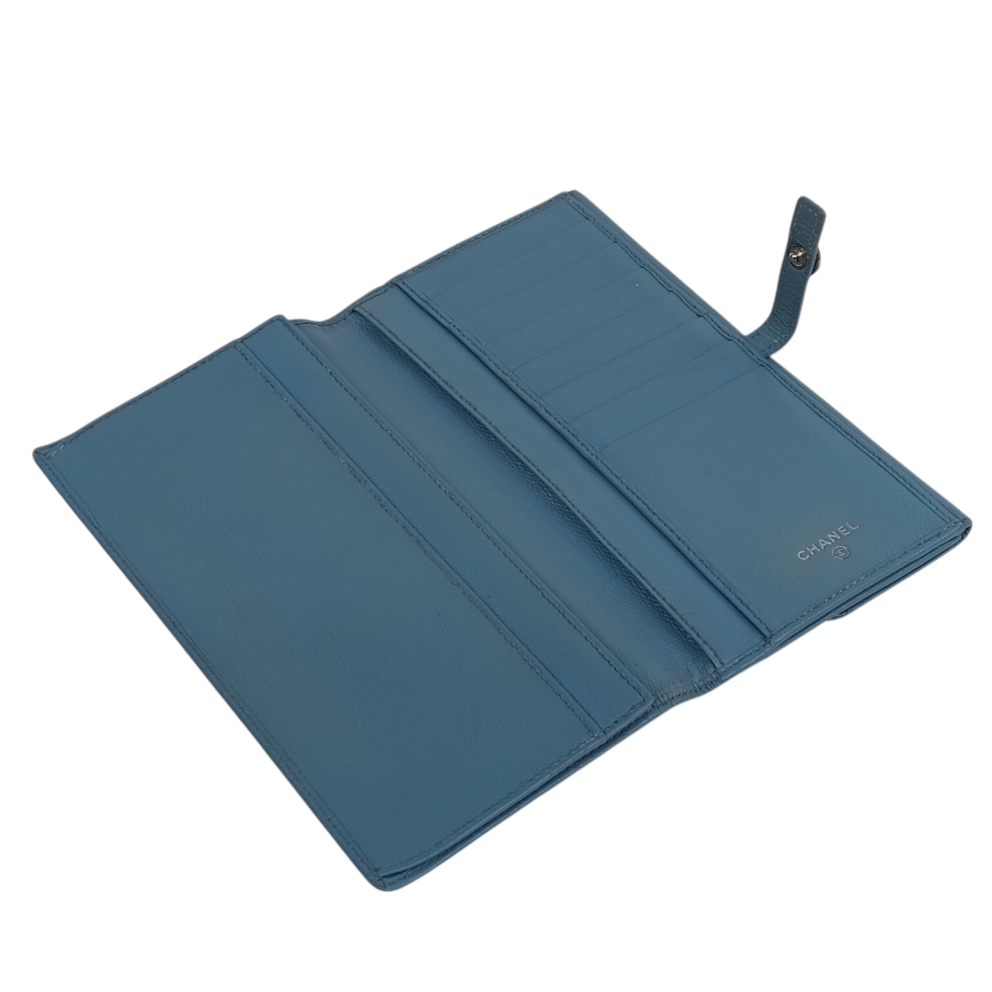 CHANEL Wallet A20905 Rank (C) Blue Stain 10456444