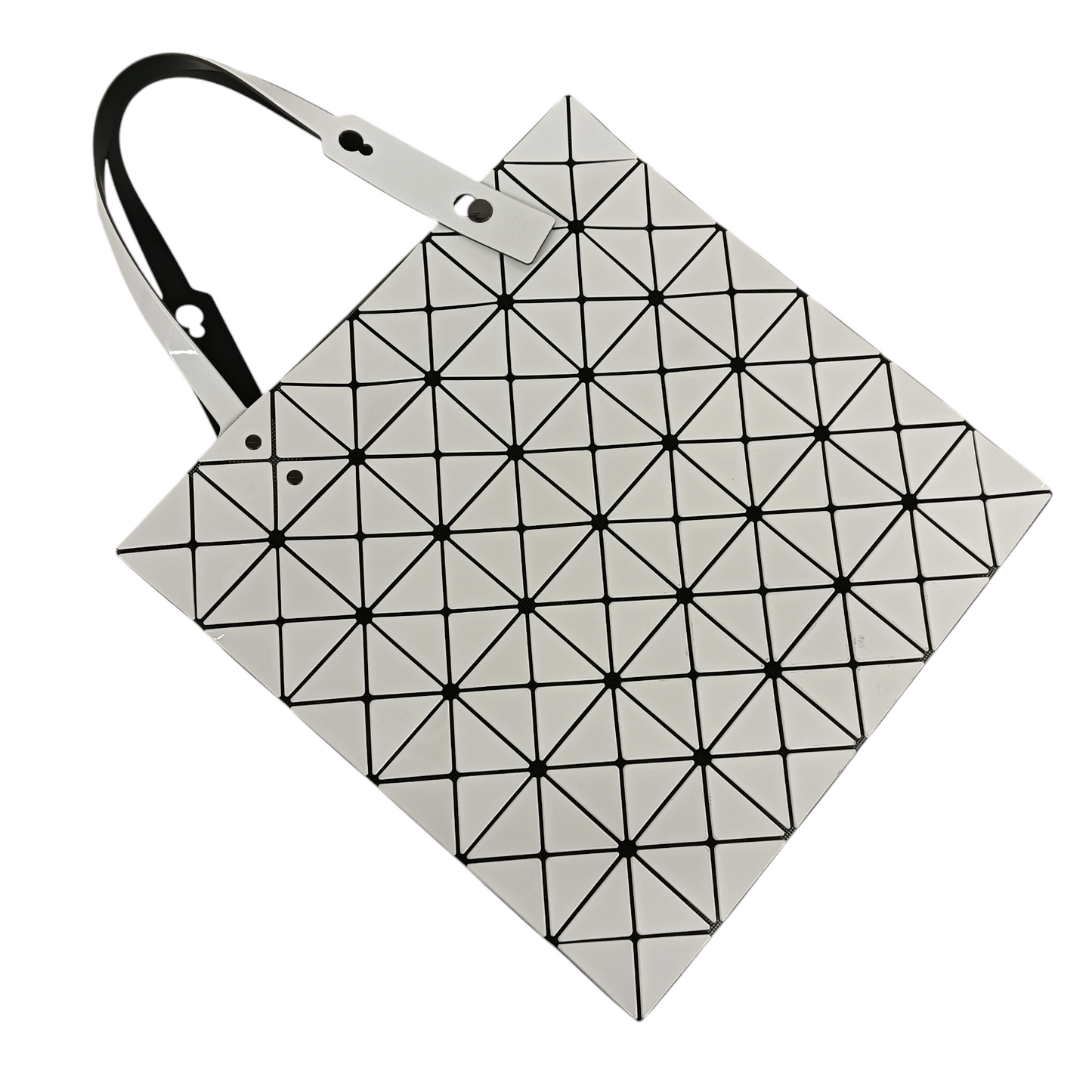 BAO BAO ISSEY MIYAKE Tote Bag BB26-AG053 Rank AB White Stain