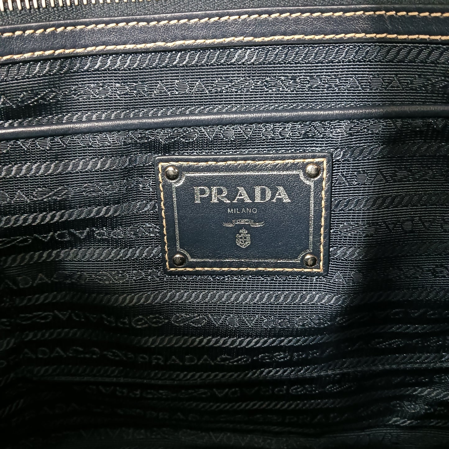 PRADA 2WAY Bag 1BB912 Navy 197/B Nylon