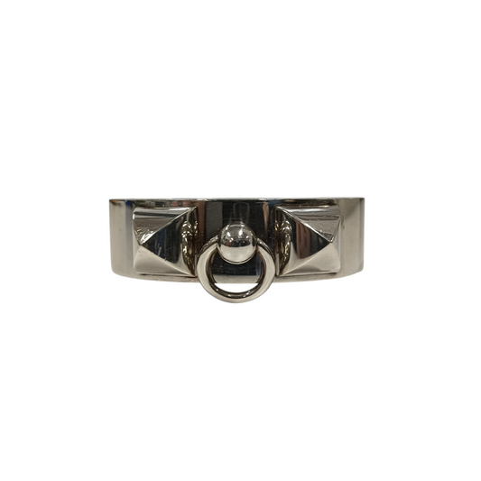 HERMES Bangle Silver AG925 Collier De Chien 14AK095145