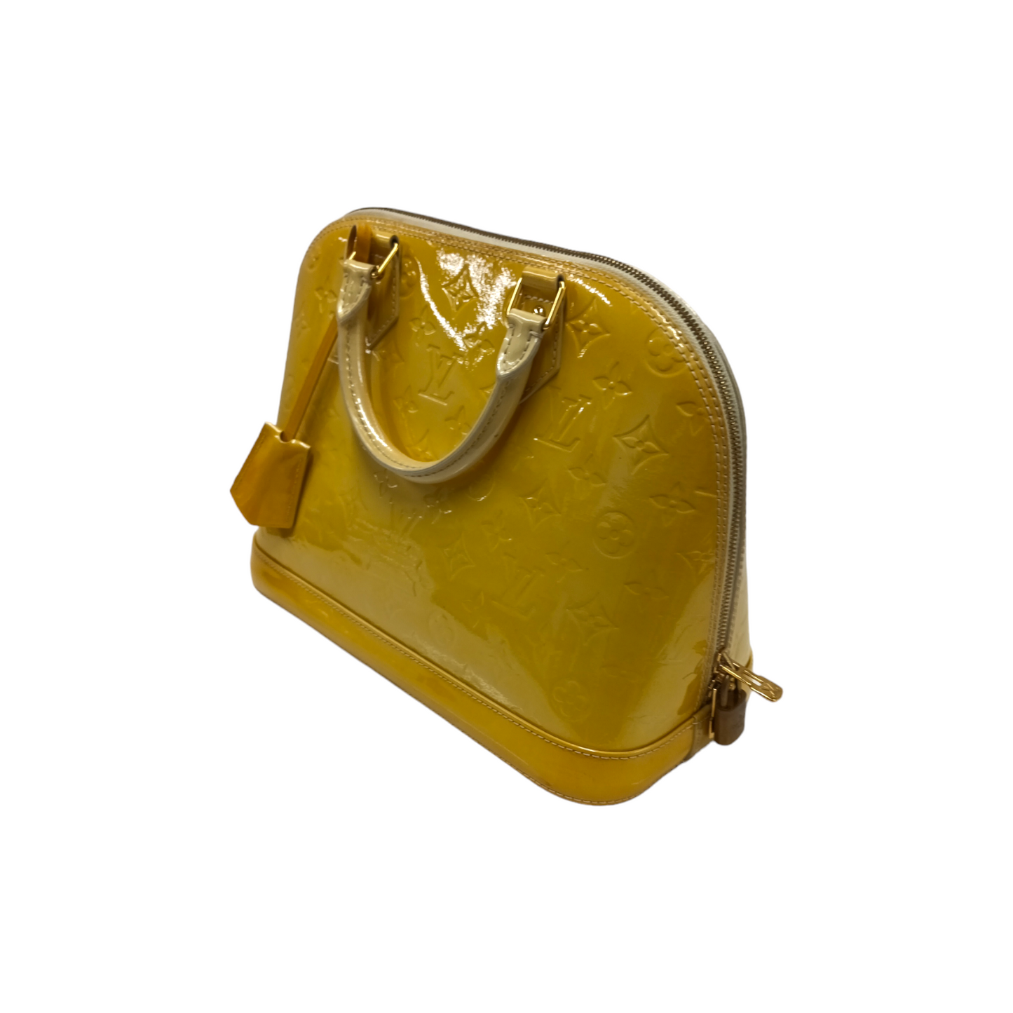 LOUIS VUITTON Handbag Yellow Rank B