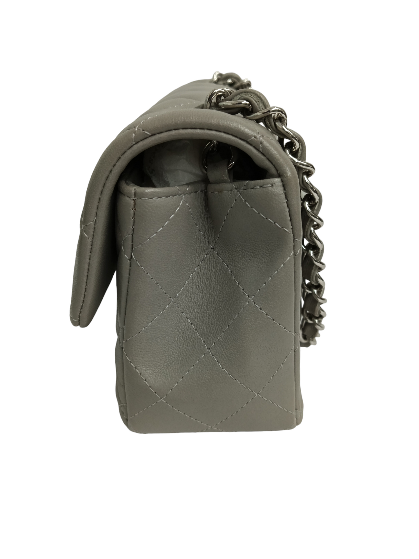 CHANEL SHOULDER BAG GRAY