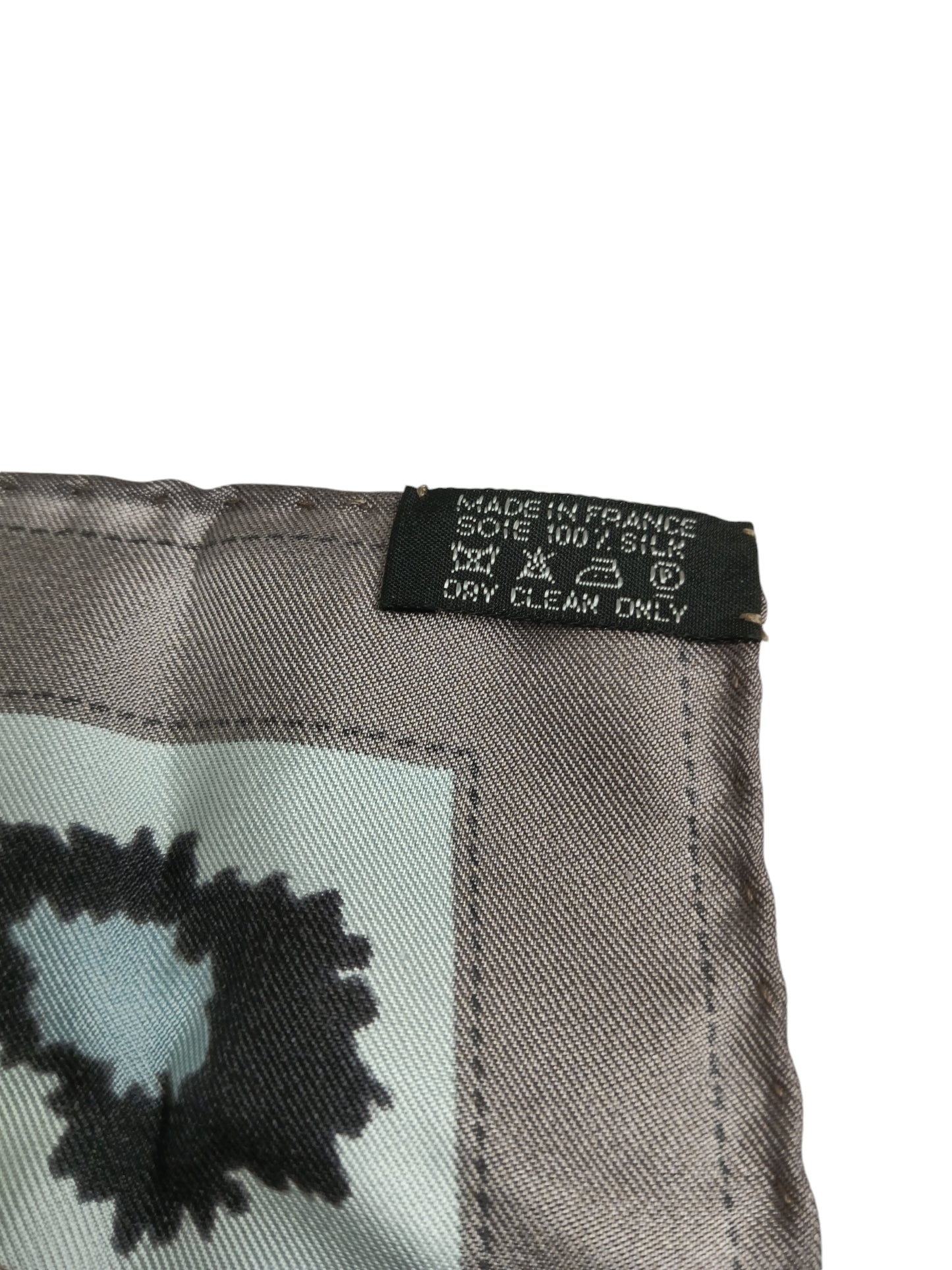 HERMES HANDKERCHIEF CARRE 40 MONSIER ET MADAME GRAY