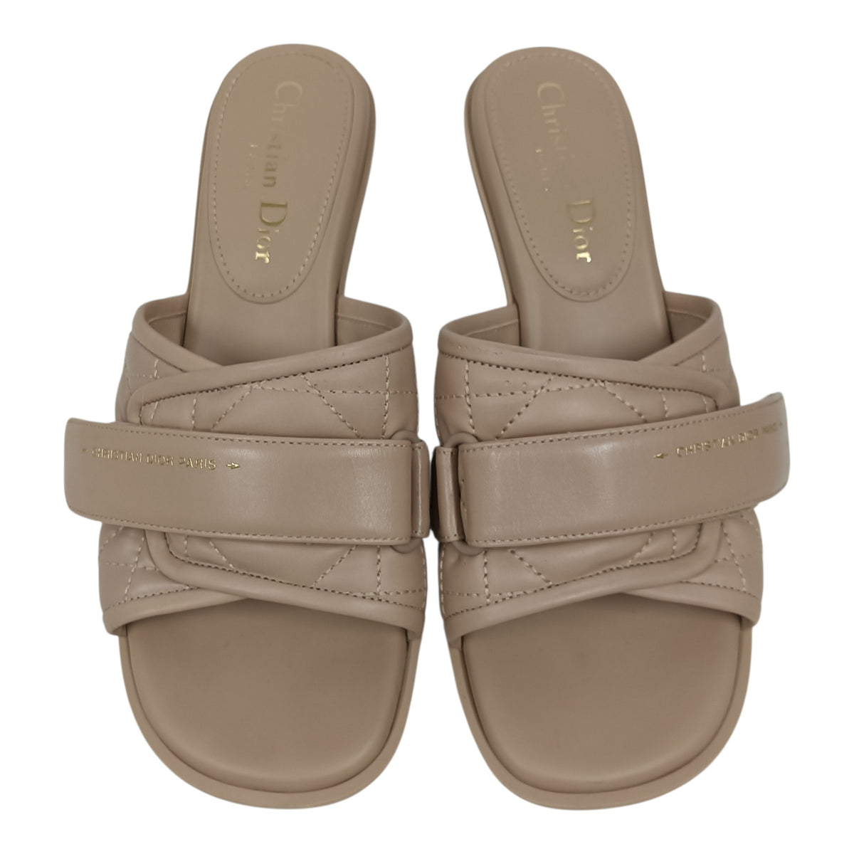 Christian Dior Sandal 36 Lady's      Beige MT-0622