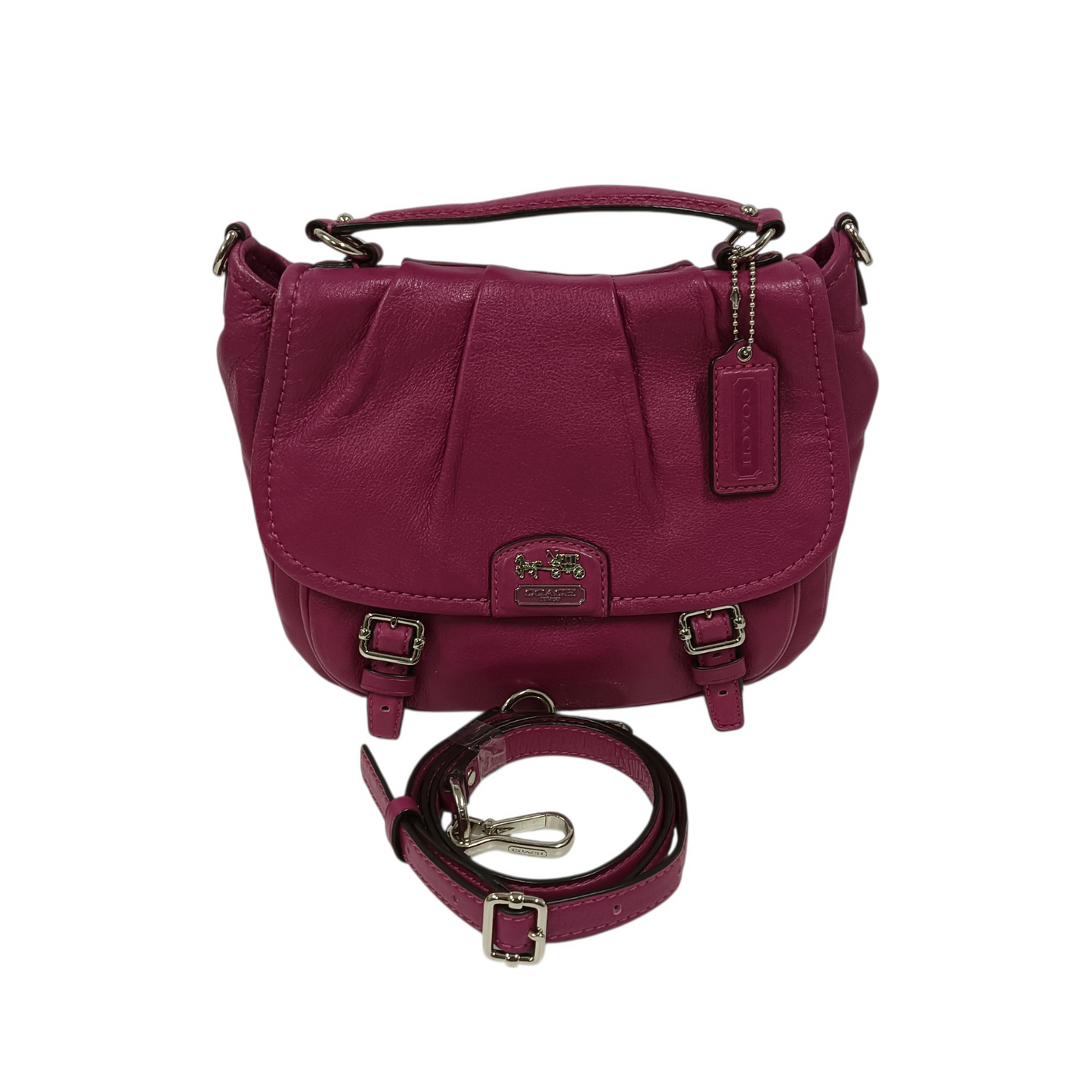 COACH 2WAY Bag F1276-21223 Purple **Scratch