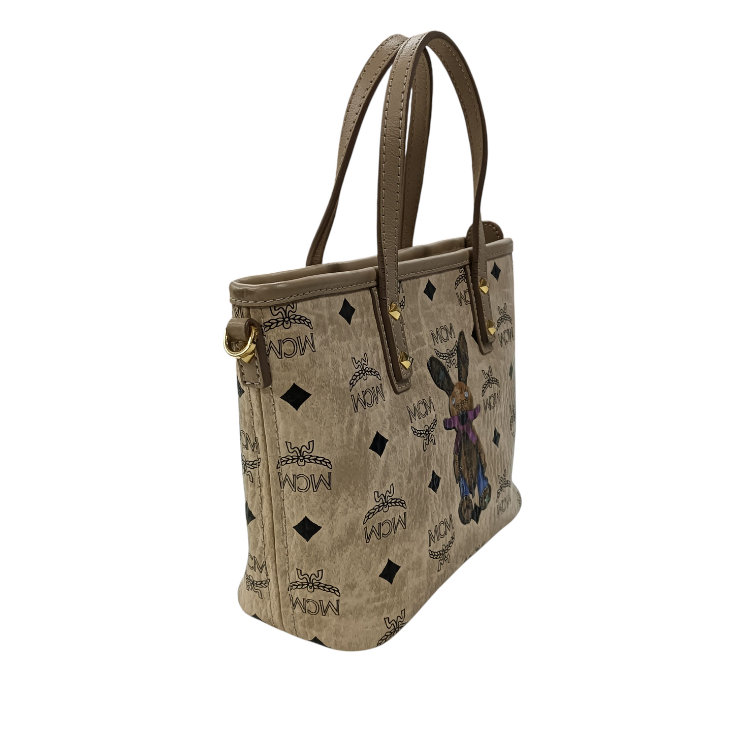 MCM 2Way Bag Beige MWP7SXL45IG001