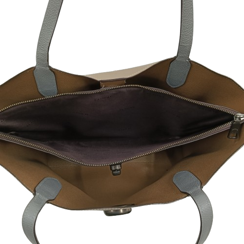 COACH Shoulder Bag C0691 Brown/Gray **Stain/Damage