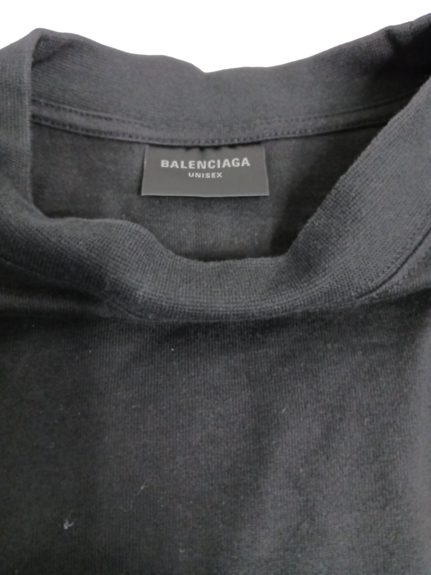 BALENCIAGA T-SHIRT SIZE S BLACK 739784