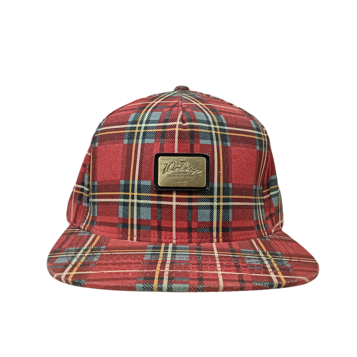 10Deep Cap Red Chekcked