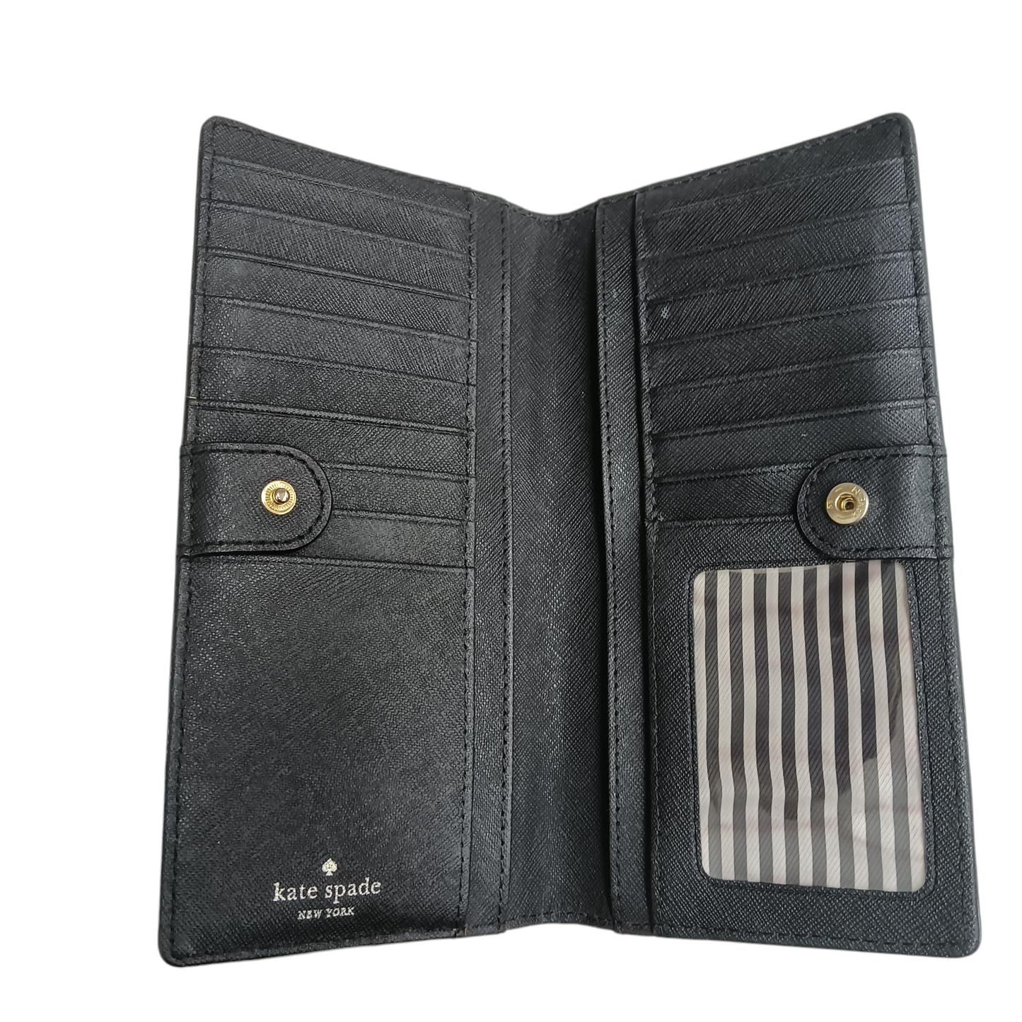 KATE SPADE Long Wallet PWRU5286 Black Sticky/Stain