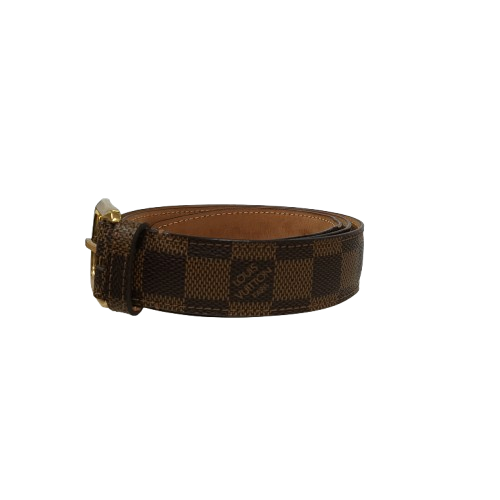 LOUIS VUITTON Belt 85/34 Damier Brown M6995 CA2111