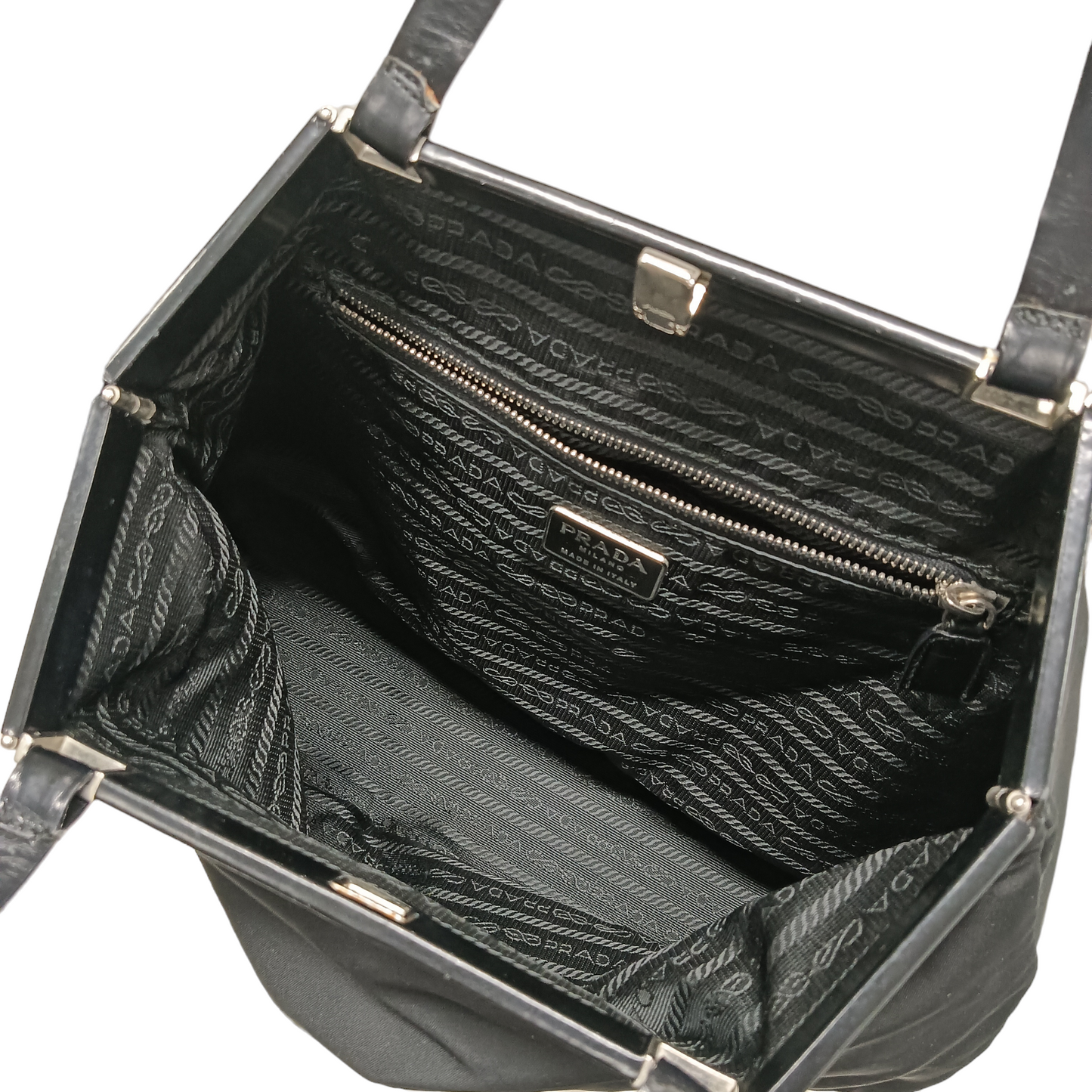 PRADA Handbag Black 7 Vintage