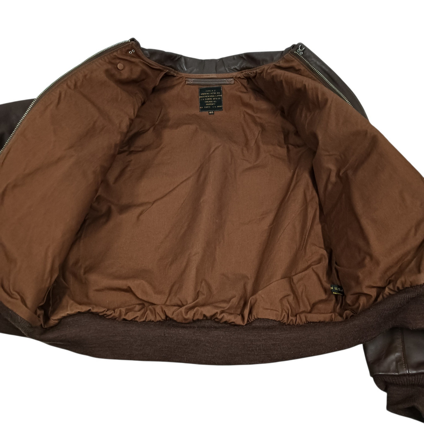 Leather Jacket 40 Mens Brown
