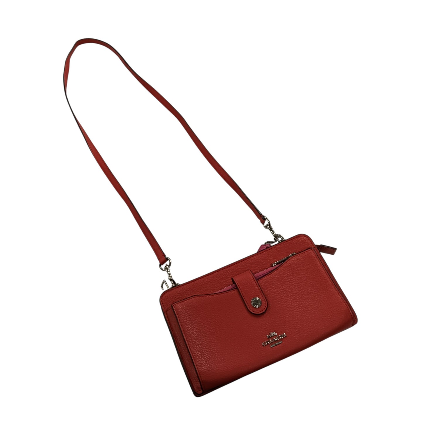 COACH Shoulder Bag Red 64798
