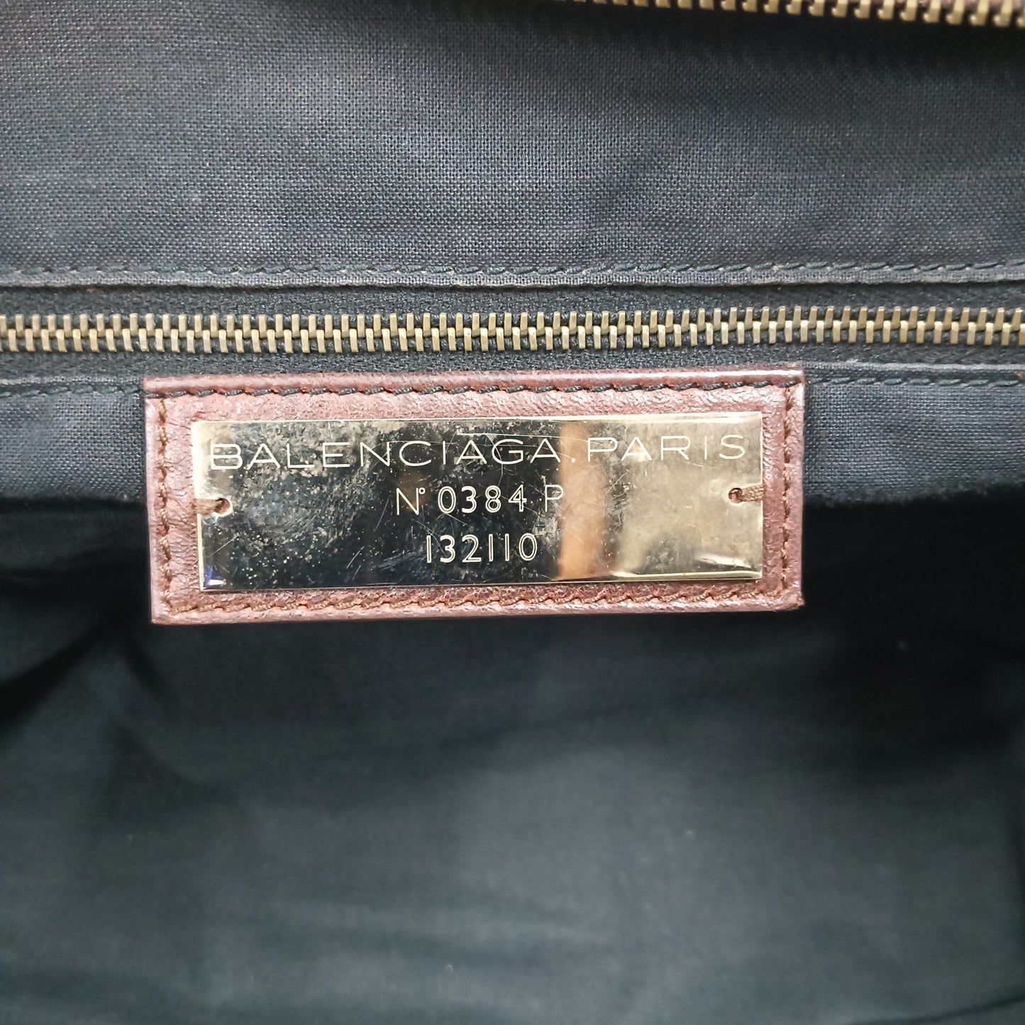 BALENCIAGA Handbag 132110 Brown **Stain/Scratch/Damage
