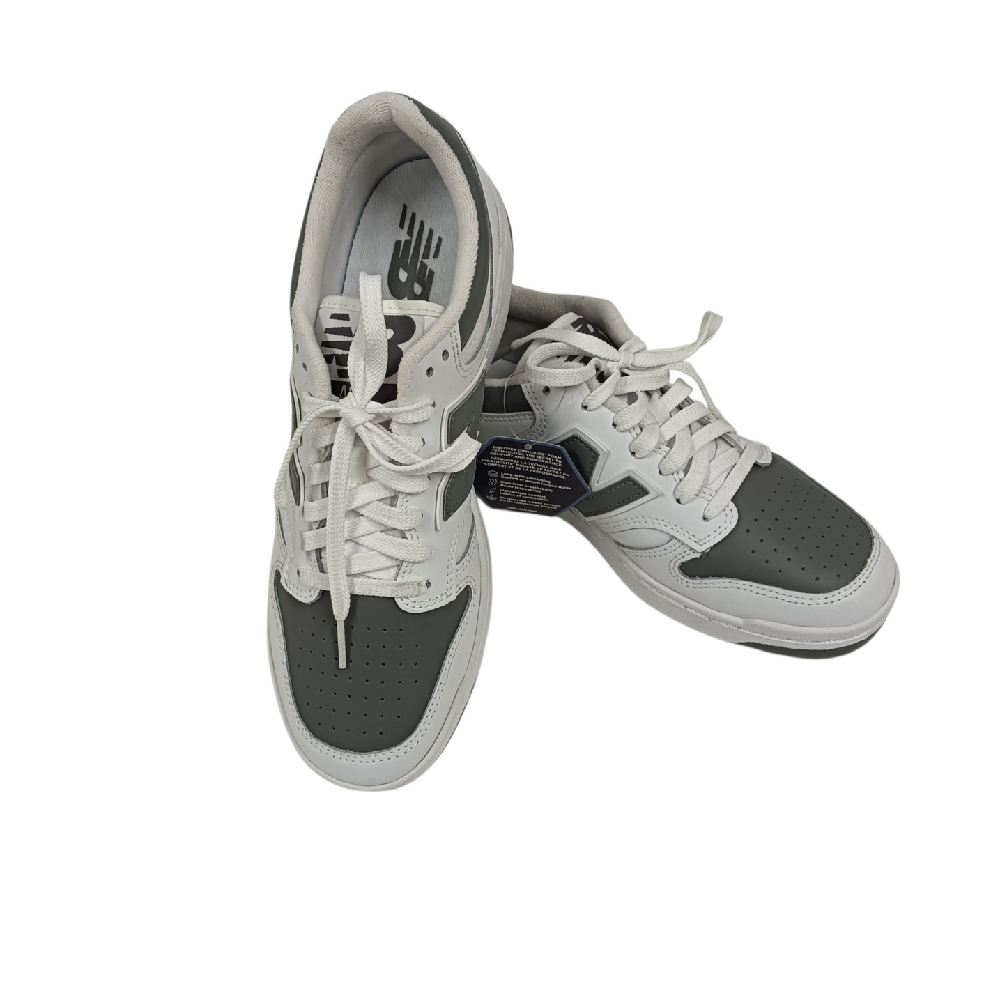 NEW BALANCE Sneaker 42.5 BB480LHG Unisex White/Gray