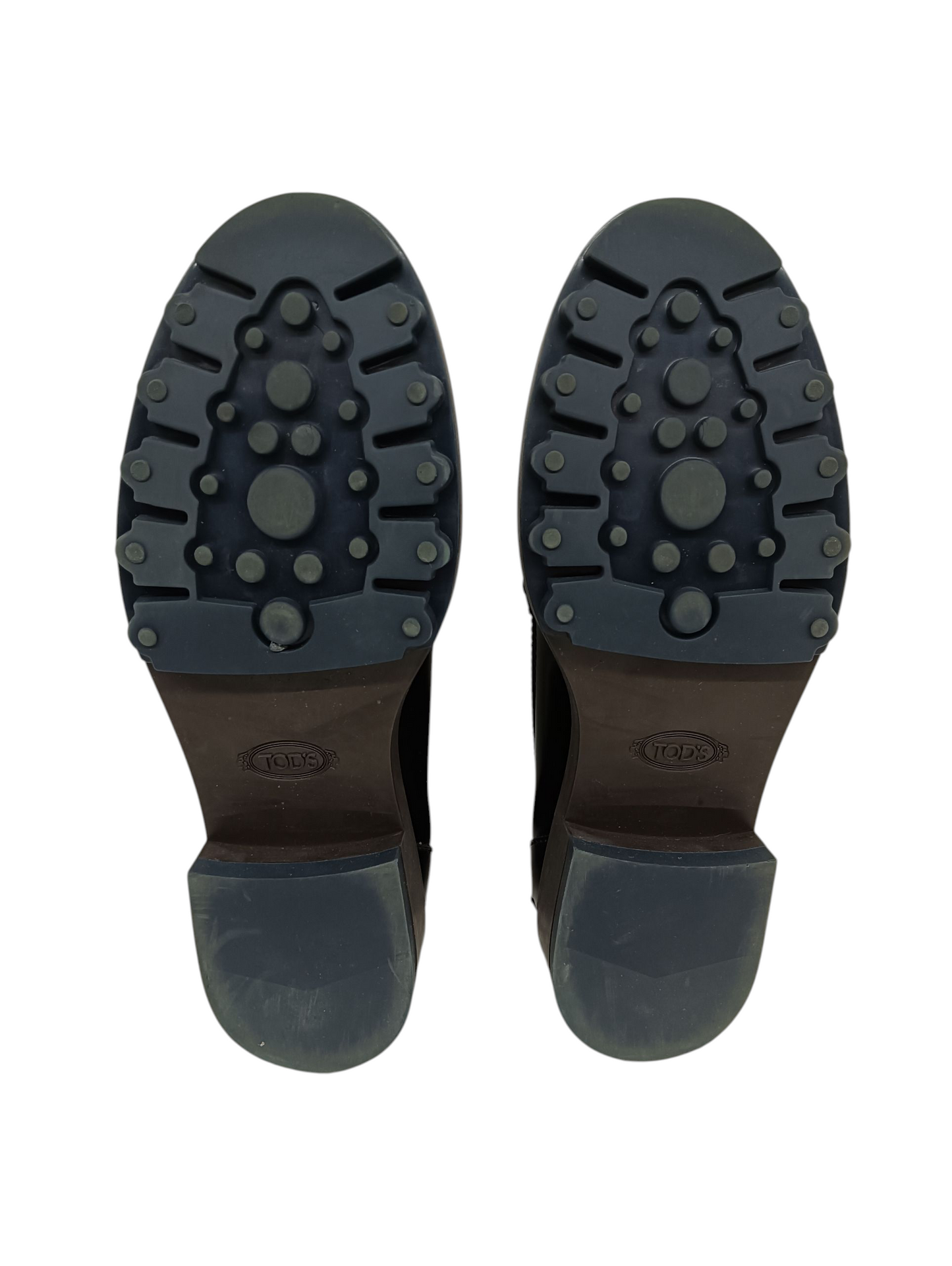 TOD'S Loafers size 34 Lady's Black/Navy