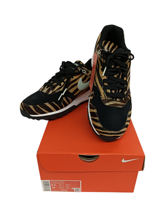 NIKE Sneaker 8.5us DH1301-800 Mens Black And Orange AIR MAX 1 G NRG