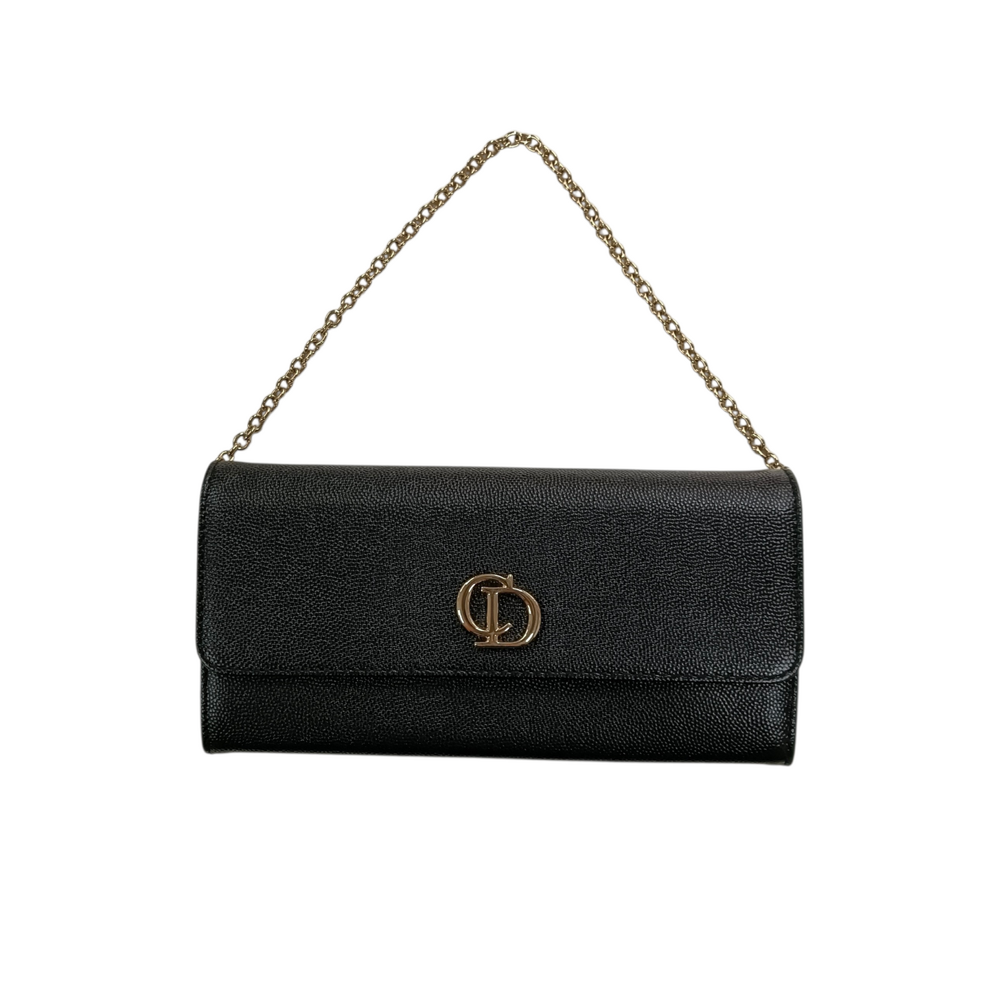 Christian Dior Chain Wallet Black MC 0131