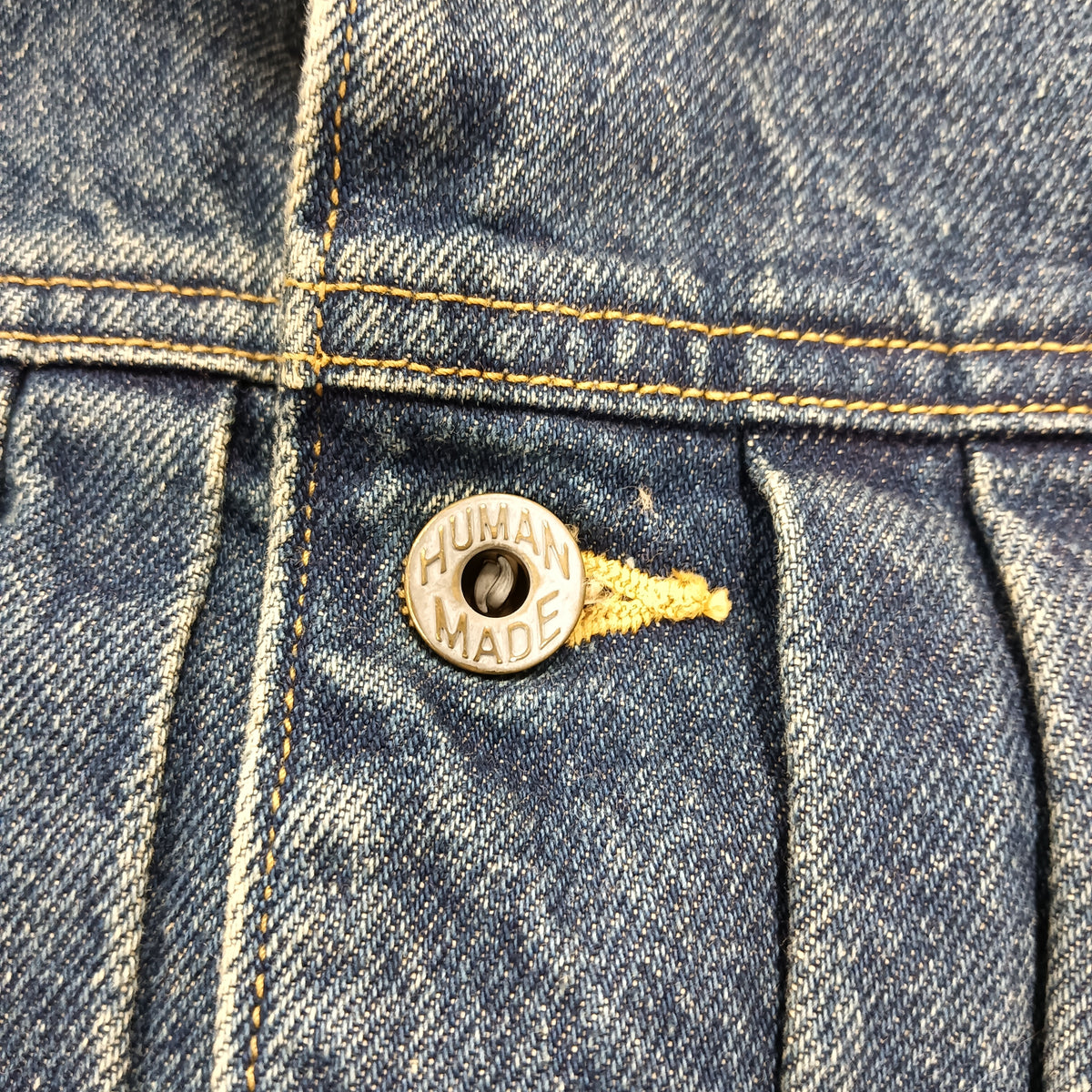 HUMAN MADE Denim Jacket SIZE L Mens Indigo HM31JK018