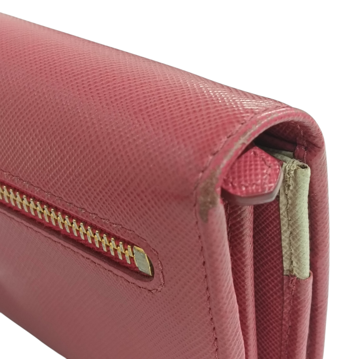 PRADA Long Wallet 1M1132 Rank (BC) Pink 63 *With Guarantee