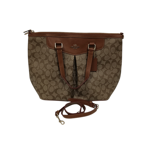 COACH 2WAY Bag F34614 Brown And Purple