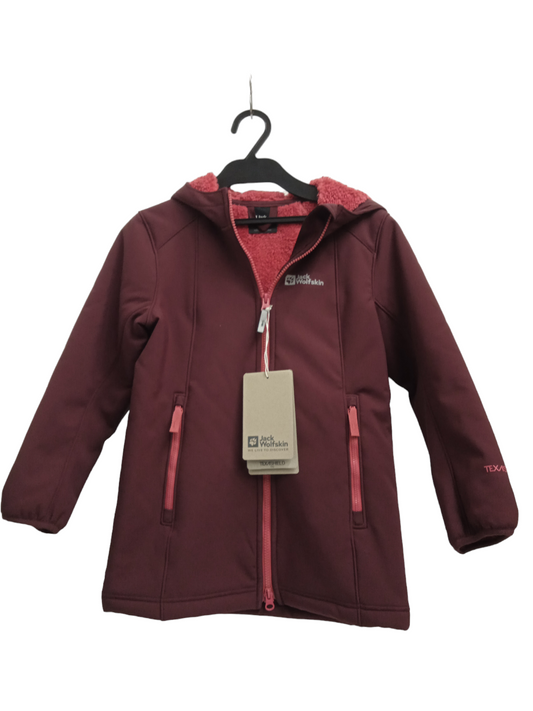 JACK WOLFSKIN JACKET SIZE XS WINE RED 1608022S